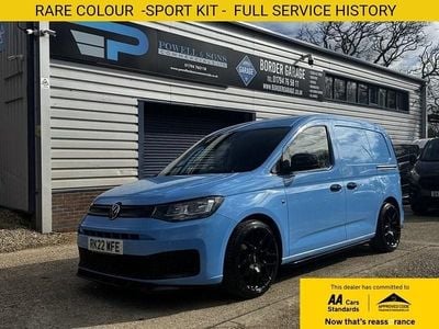 Used VW Caddy 102 HP (75 kW) 2022 Blue MPV