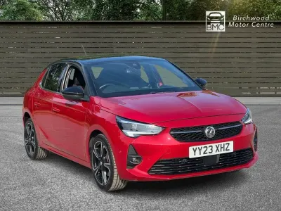 Used Vauxhall Corsa Ultimate 100 HP (73 kW) 2023 Red Hatchback