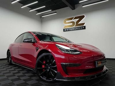 Red Used 2020 Tesla Model 3 Performance Sedan | £18,795 (Fair price)