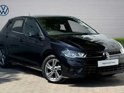 Used VW Polo R-line 95 HP (69 kW) 2023 Black Hatchback
