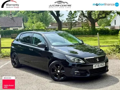 Used Peugeot 308 Allure 130 HP (95 kW) 2018 Black Hatchback