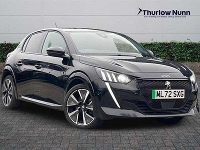 Used Peugeot e-208 Premium 100 kW (136 HP) 2022 Black Hatchback