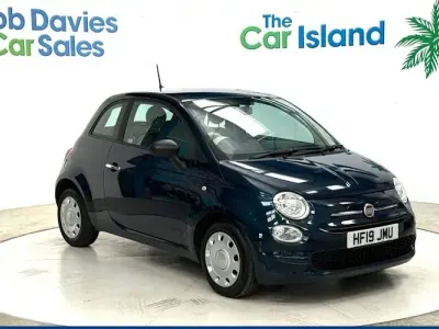 Begagnad Fiat 500 Pop 69 HK (50 kW) 2019 Blå Halvkombi