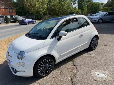Used Fiat 500 Lounge 69 HP (50 kW) 2015 White Hatchback