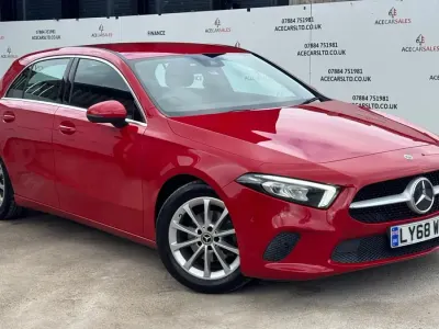 Used Mercedes A180 Executive 116 HP (85 kW) 2019 Red Hatchback