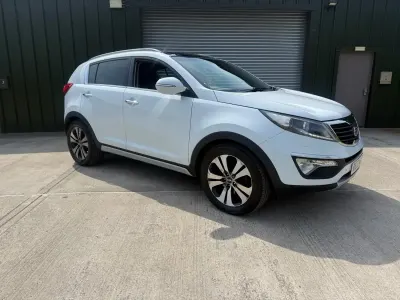 Begagnad Kia Sportage 115 HK (84 kW) 2012 Vit SUV