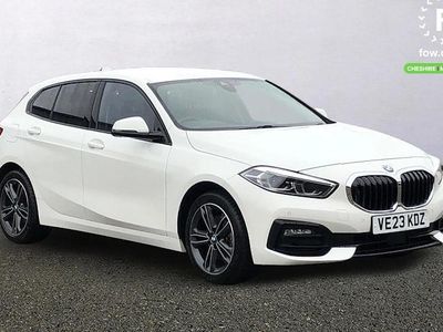 Used BMW 118 Sport Line 136 HP (100 kW) 2023 White Hatchback