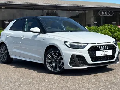 New Audi A1 Sportback S-Line 2026 White Hatchback