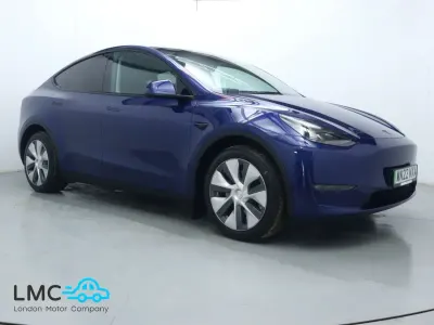 Used Tesla Model Y Long Range AWD 378 kW (514 HP) 2022 Blue SUV