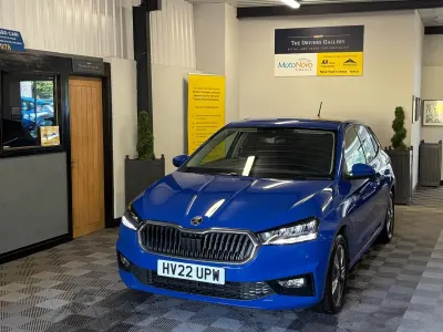 Used Skoda Fabia SE L 2022 Blue Hatchback