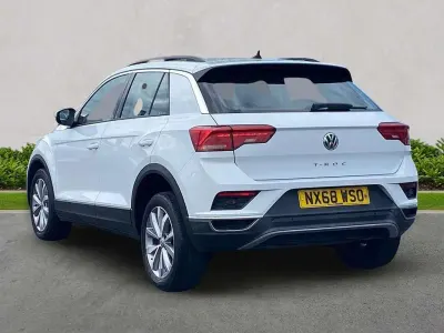 Usado VW T-Roc SE 115 HP (84 kW) 2018 Branco SUV