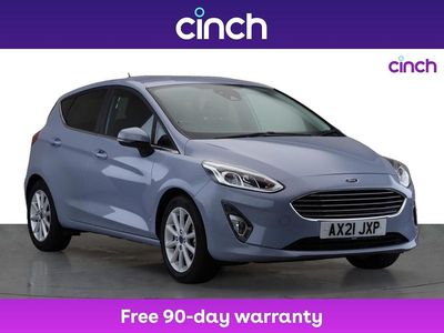 Blue Used 2021 Ford Fiesta Titanium Hatchback | £11,719 (Fair price)