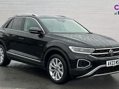 Deep black pearl Used 2023 VW T-Roc Style SUV | £19,470 (Fair price)