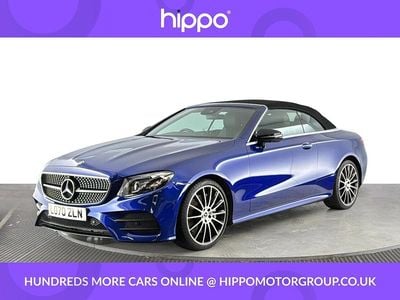 Used Mercedes E350 AMG Line Premium Plus 313 HP (230 kW) 2021 Blue Cabriolet