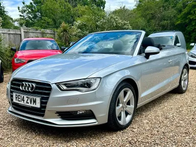 Used Audi A3 Cabriolet Sport 140 HP (102 kW) 2014 Silver Cabriolet