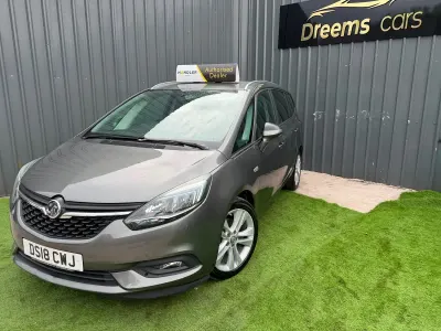 Used Vauxhall Zafira SRi 140 HP (102 kW) 2018 Grey MPV