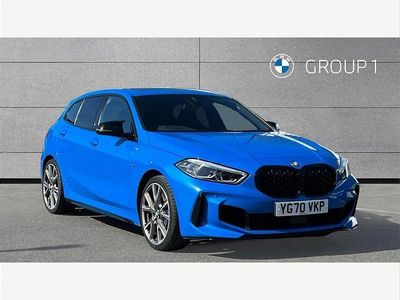 Used BMW M135 M Sport 306 HP (225 kW) 2020 Blue Hatchback