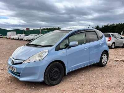 Used Honda Fit Hybrid 2013 Blue Hatchback