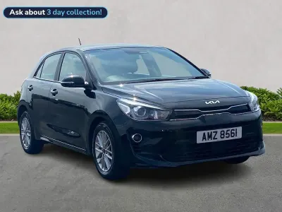 Used Kia Rio 99 HP (72 kW) 2023 Black Hatchback