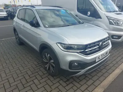 Used VW T-Cross Black Edition 110 HP (80 kW) 2024 Silver SUV