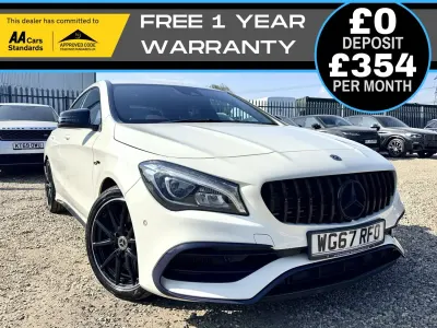 Used Mercedes CLA45 AMG 2017 White Sedan
