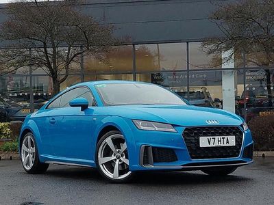Used Audi TT S-Line 197 HP (144 kW) 2019 Blue Coupe