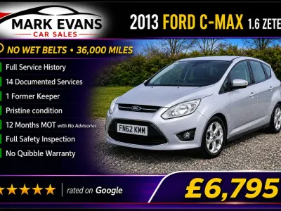 Used Ford C-MAX Zetec 2012 Silver MPV