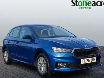 Used Skoda Fabia SE 80 HP (58 kW) 2025 Blue Hatchback