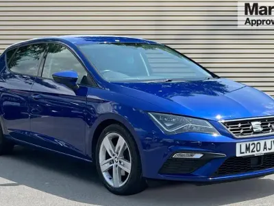 Used Seat Leon FR 150 HP (110 kW) 2020 Blue