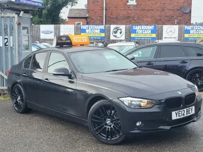 Używany BMW 320 Efficient Dynamics 2012 Czarny Sedan/Limuzyna