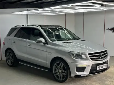 Used Mercedes ML63 AMG AMG 525 HP (386 kW) 2013 Silver SUV