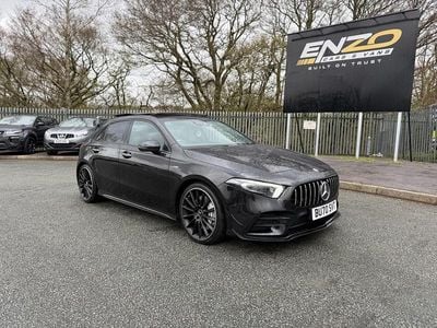 Used Mercedes A35 AMG Premium Plus 300 HP (220 kW) 2020 Black Hatchback