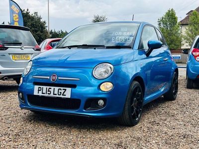 Used Fiat 500 S 69 HP (50 kW) 2015 Blue Hatchback