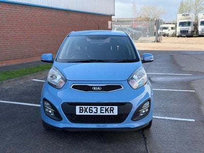 Used Kia Picanto 68 HP (50 kW) 2013 Blue Hatchback
