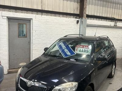 Used Skoda Fabia 80 HP (58 kW) 2008 Black Estate