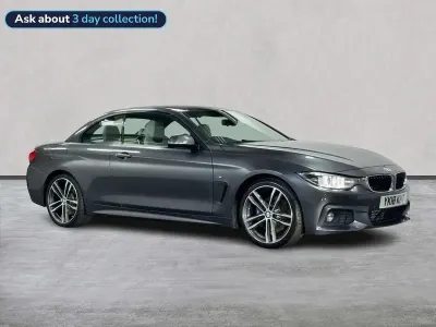 Used BMW 420 M Sport 190 HP (139 kW) 2018 Grey Cabriolet