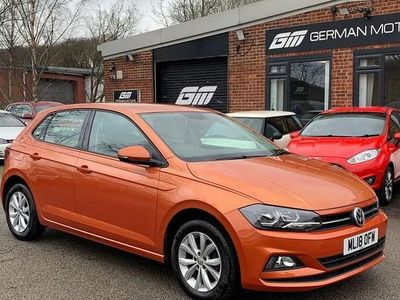 Used VW Polo SE 65 HP (47 kW) 2018 Orange Hatchback