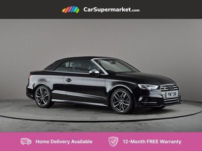 used Audi A3 Cabriolet (2017/17)S3 2.0 TFSI 310PS Quattro S Tronic auto (05/16 on) 2d