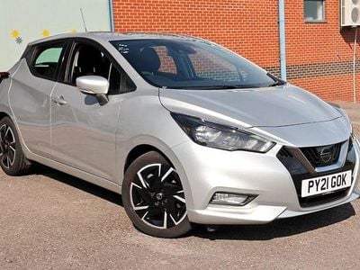 Used Nissan Micra Acenta 92 HP (67 kW) 2021 Silver Hatchback