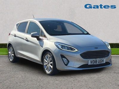 Used Ford Fiesta Titanium 2018 Silver Hatchback