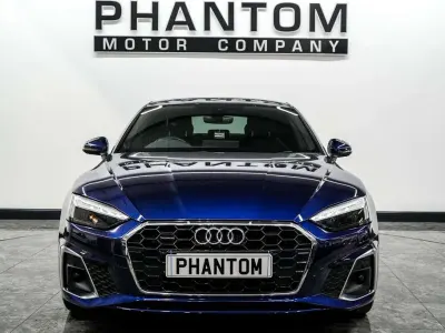 Used Audi A5 Sportback S-Line 204 HP (150 kW) 2022 Blue Hatchback