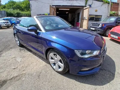 Used Audi A3 Cabriolet Sport 150 HP (110 kW) 2014 Blue Cabriolet