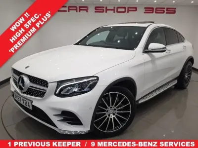 Used Mercedes GLC350 AMG line 2017 White Coupe