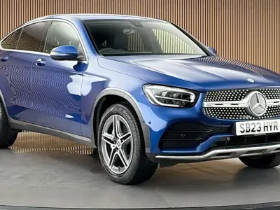 Used Mercedes GLC220 AMG line 194 HP (142 kW) 2022 Blue SUV