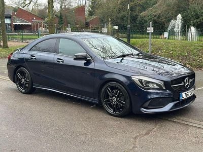 Used Mercedes CLA220 AMG line 2017 Blue Sedan