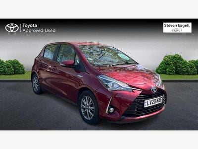 Used Toyota Yaris Hybrid 2020 Red Hatchback