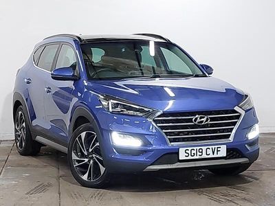 Used Hyundai Tucson Premium SE 177 HP (130 kW) 2019 Blue SUV