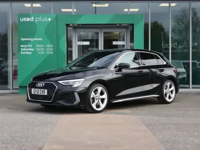 Used Audi A3 S-Line 150 HP (110 kW) 2021 Black Sedan