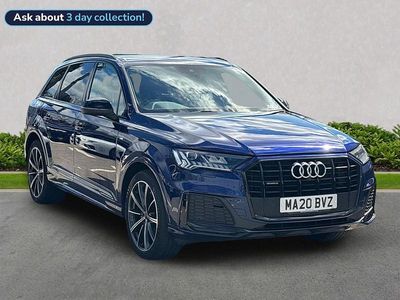 Used Audi Q7 Black Edition 281 HP (206 kW) 2020 Blue SUV