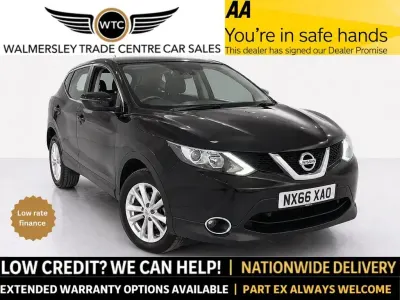 Used Nissan Qashqai Acenta 110 HP (80 kW) 2016 Black SUV